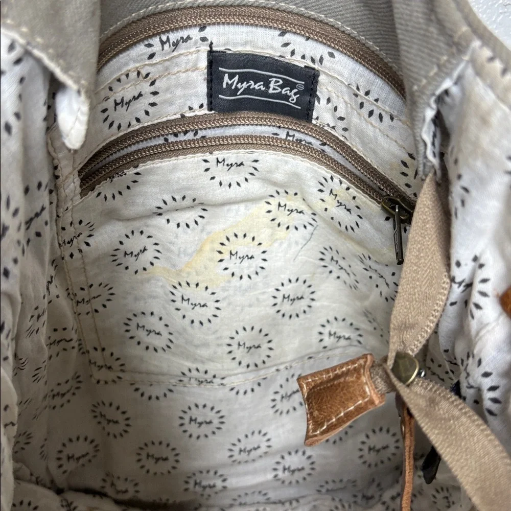 Myra Woven Star Leather Large Crossbody Bag BLEMISH